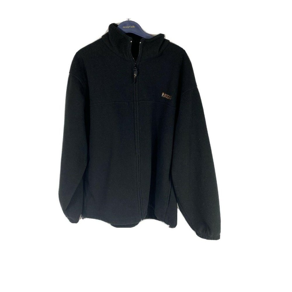 Rocky Men’s Fleece Jacket Black size Large